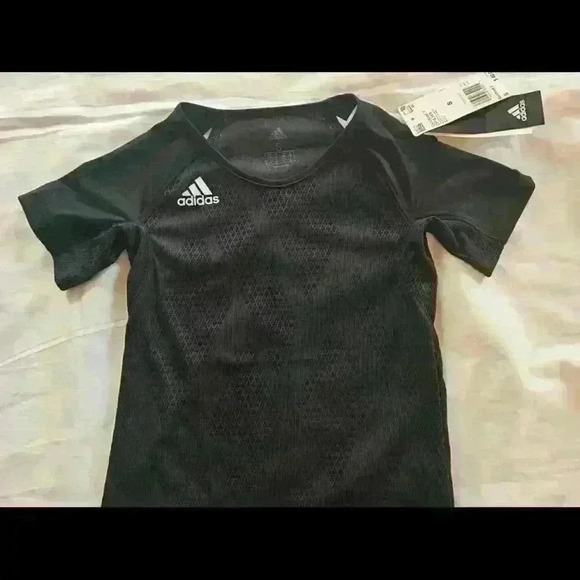 adidas Other - Adidas Performance Black Short Sleeve Workout Shirt - New With Tags